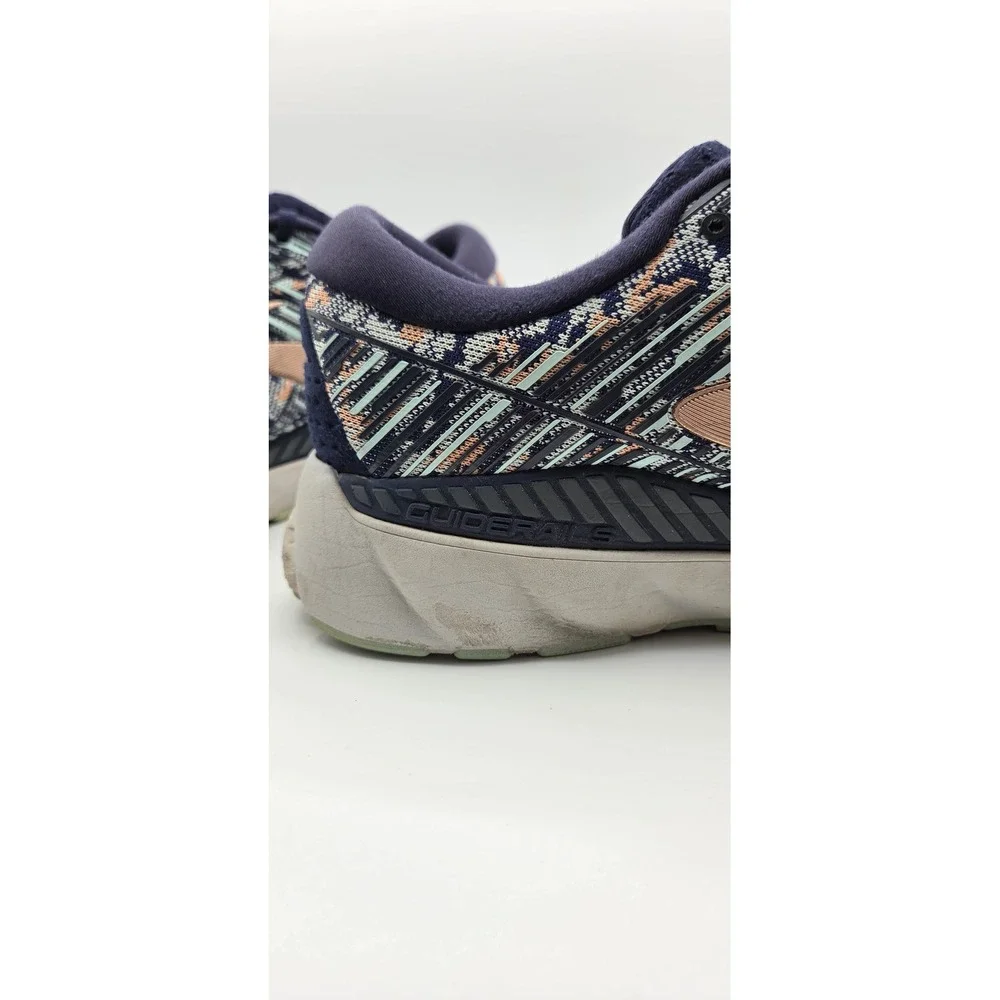 Brooks Adrenaline GTS 19 Mens Running Shoes Size 13 Blue Orange 1202841B484